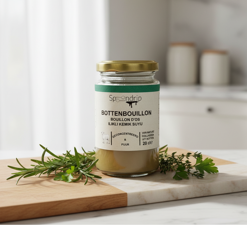 Bottenbouillon Halal geconcentreerd en puur, van nature collageen uit botten 20cL