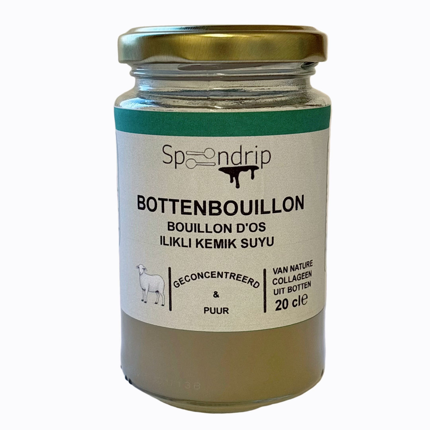 Bottenbouillon lams - Bone broth - Kuzu ilikli kemik suyu - 200 mL - Halal - Geconcentreerd & Puur - Collageen